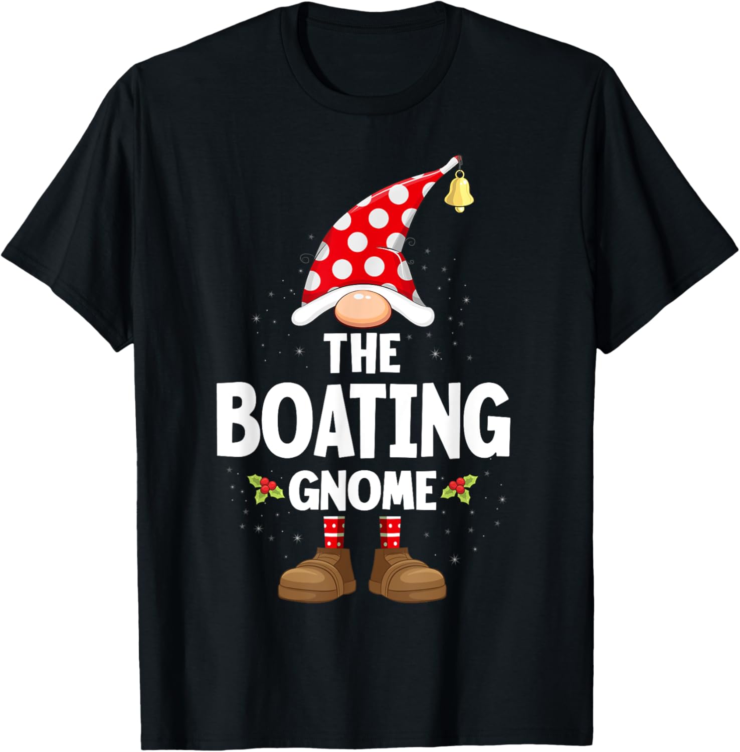 Matching Christmas Pajama Boating Gnome