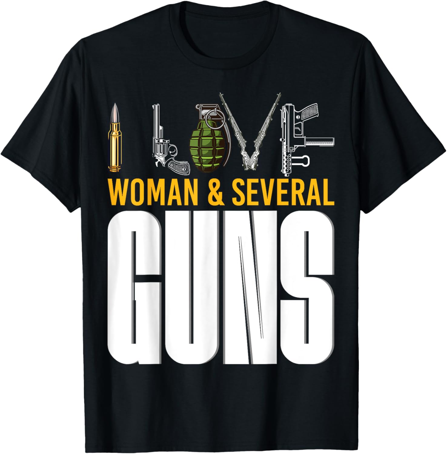 Gun Weapon And Bullets