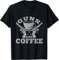 Guns And Coffee T Shirt For Gun Supporters