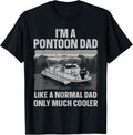 Cool Pontoon Design Men Dad Boating Pontoon Boat