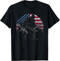 Us Flag Yeti Cryptid Sasquatch Gun Conspiracy Theory Bigfoot