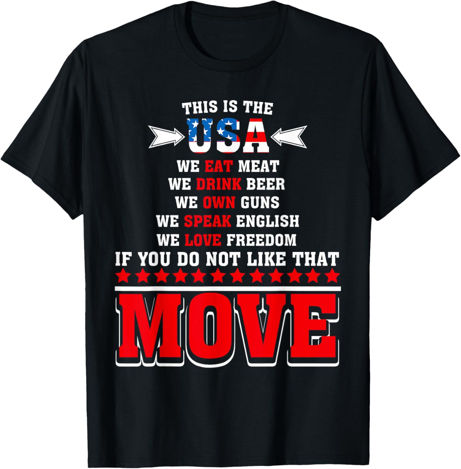 This Is Usa We Eat Meat We Drink Beer We Own Guns