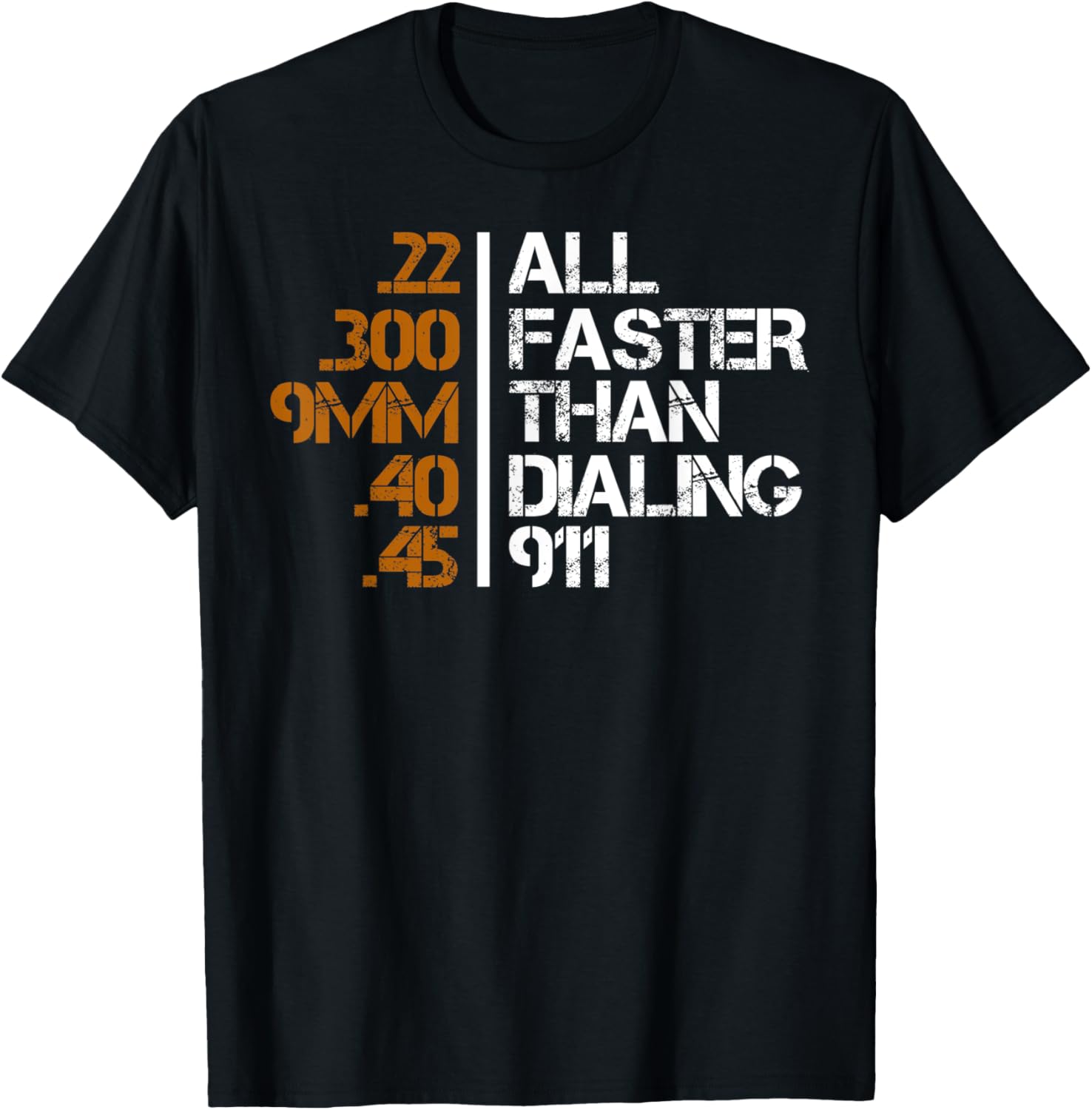 All Faster Than Dialing 911 Gun Lover Gun Supporter