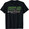Machine Gun Shirts Men Women Automatic M60 Gun Usa Flag