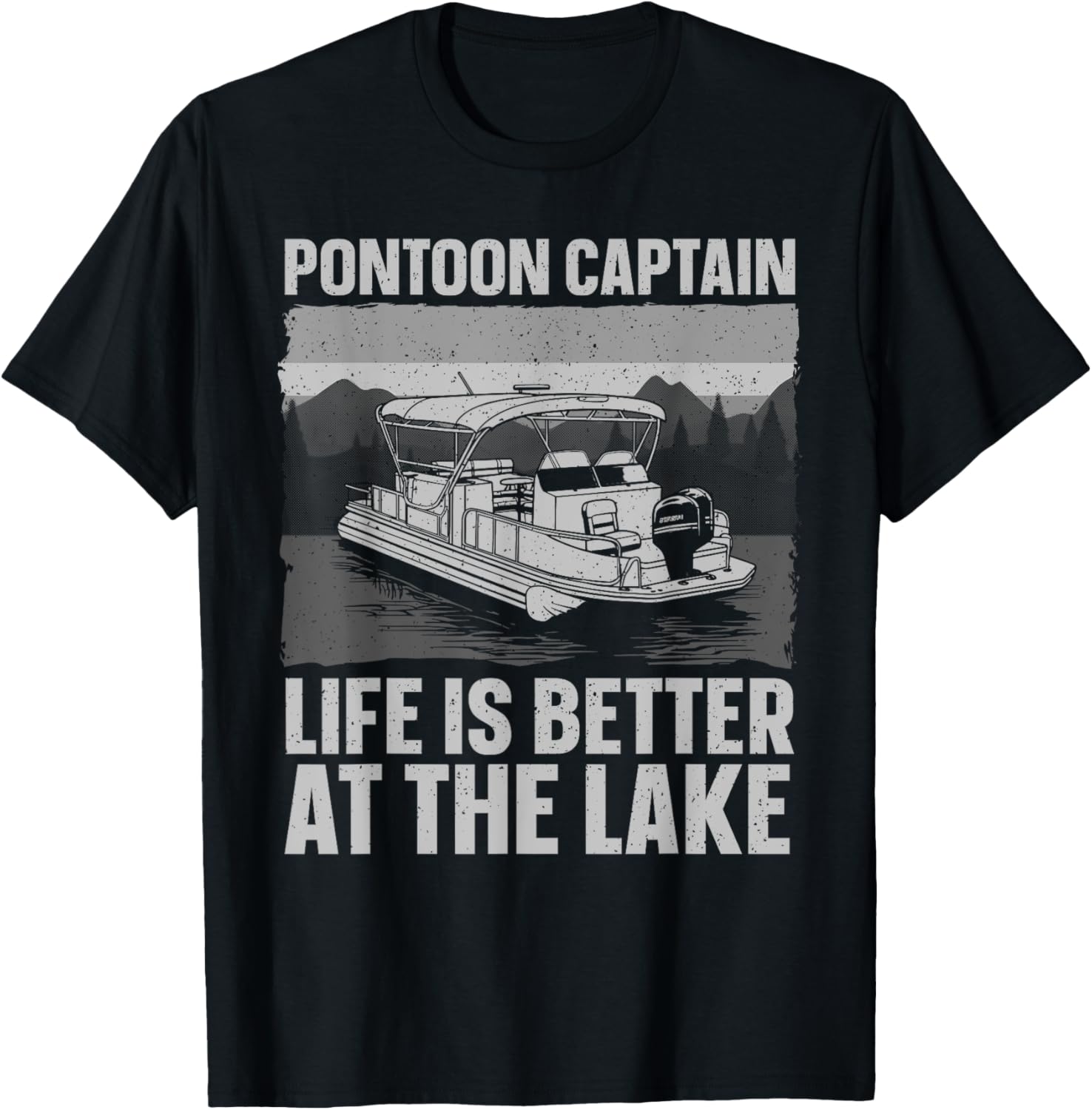 Funny Pontoon Captain Art Men Women Pontoon Boat