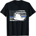 Racing Airboat On American Flag Captain Airboat