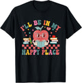 I'll be in my happy place Library Reading Lovers Teacher Kid