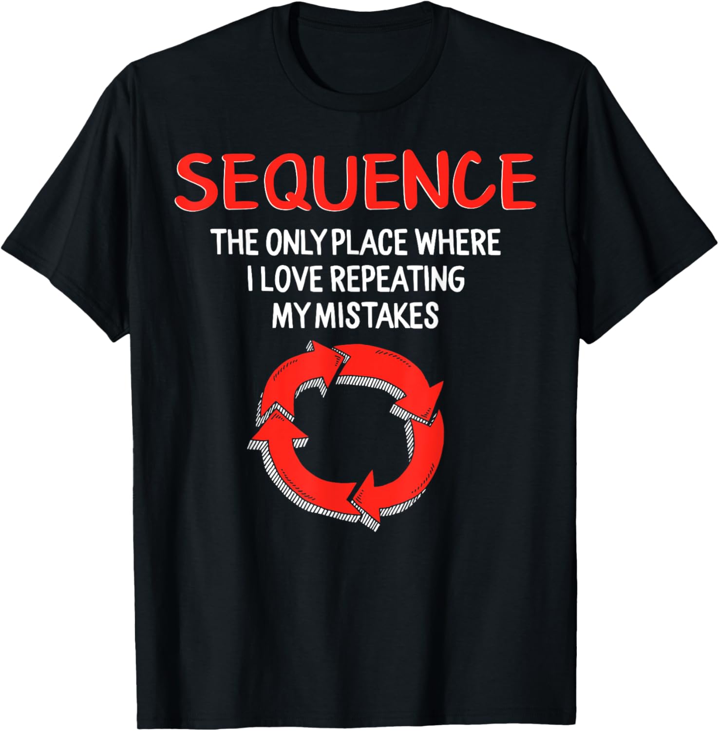 Math Sequence Only Place Where I Love Repeating My Mistakes