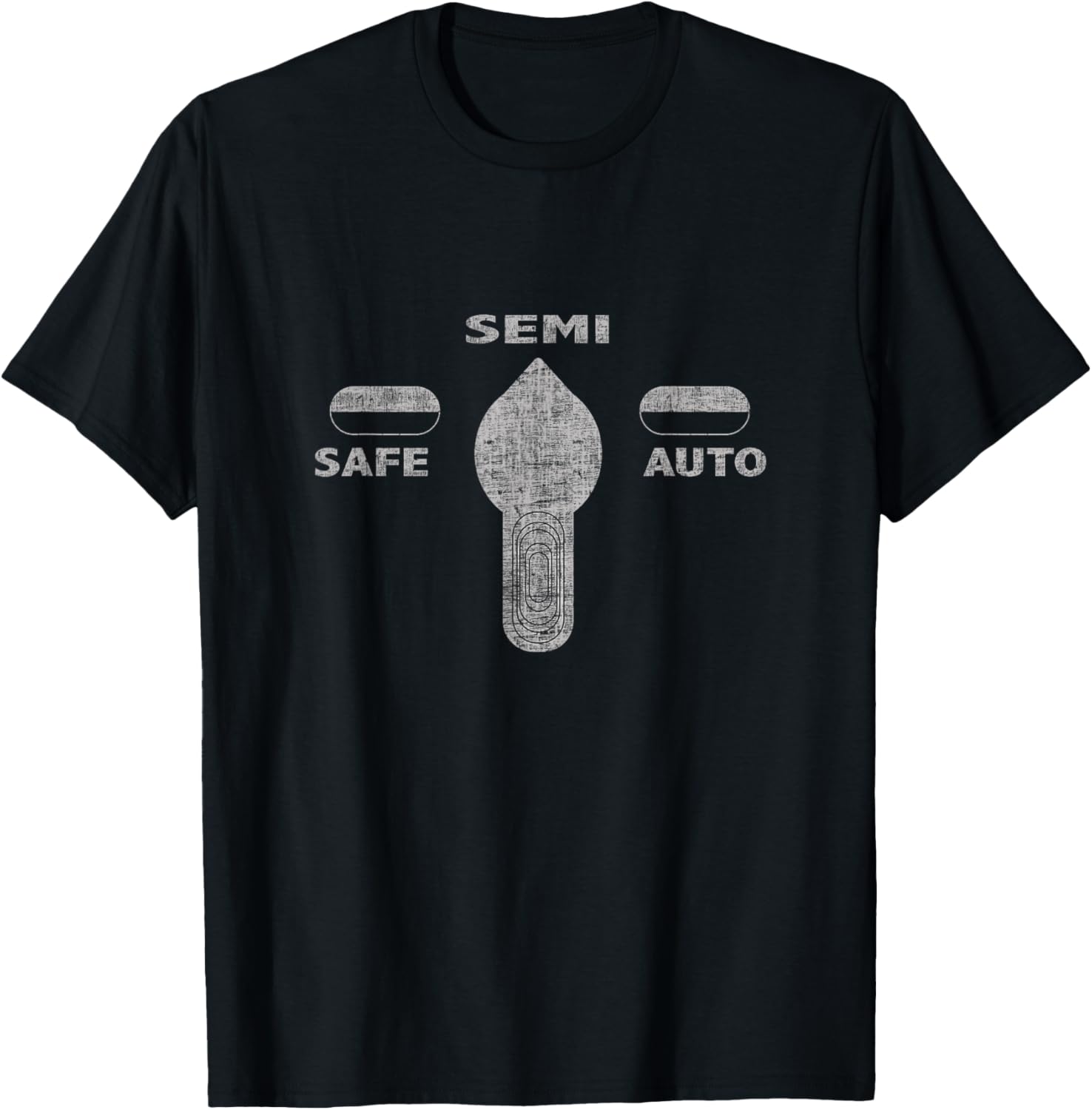 Full Auto M16 Fire Selector Switch T Shirt Funny Gun Tee