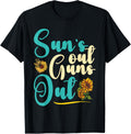 Sunflowers Suns Out Guns Out Funny Horror