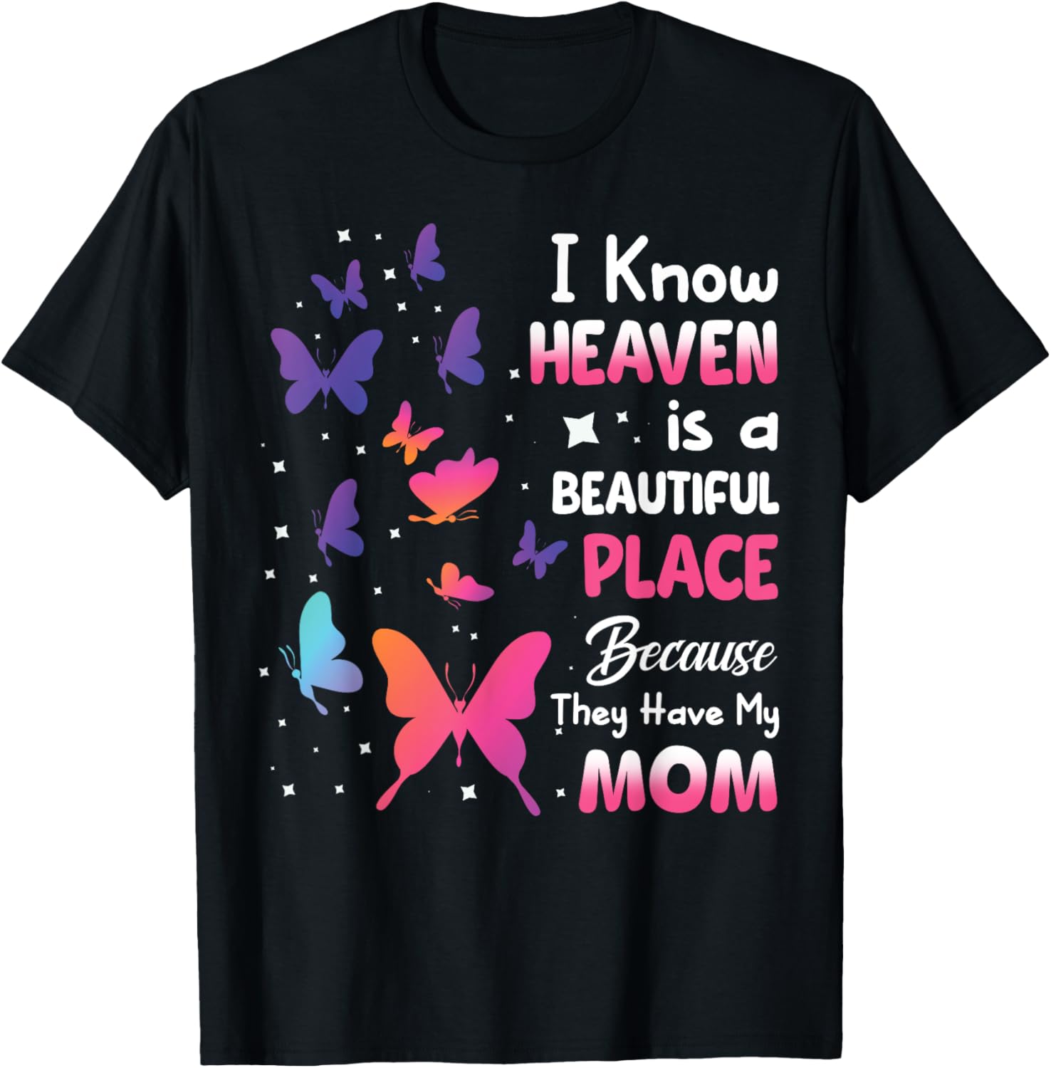 Heaven is Beautiful Place They Have My Mom Memorial Love
