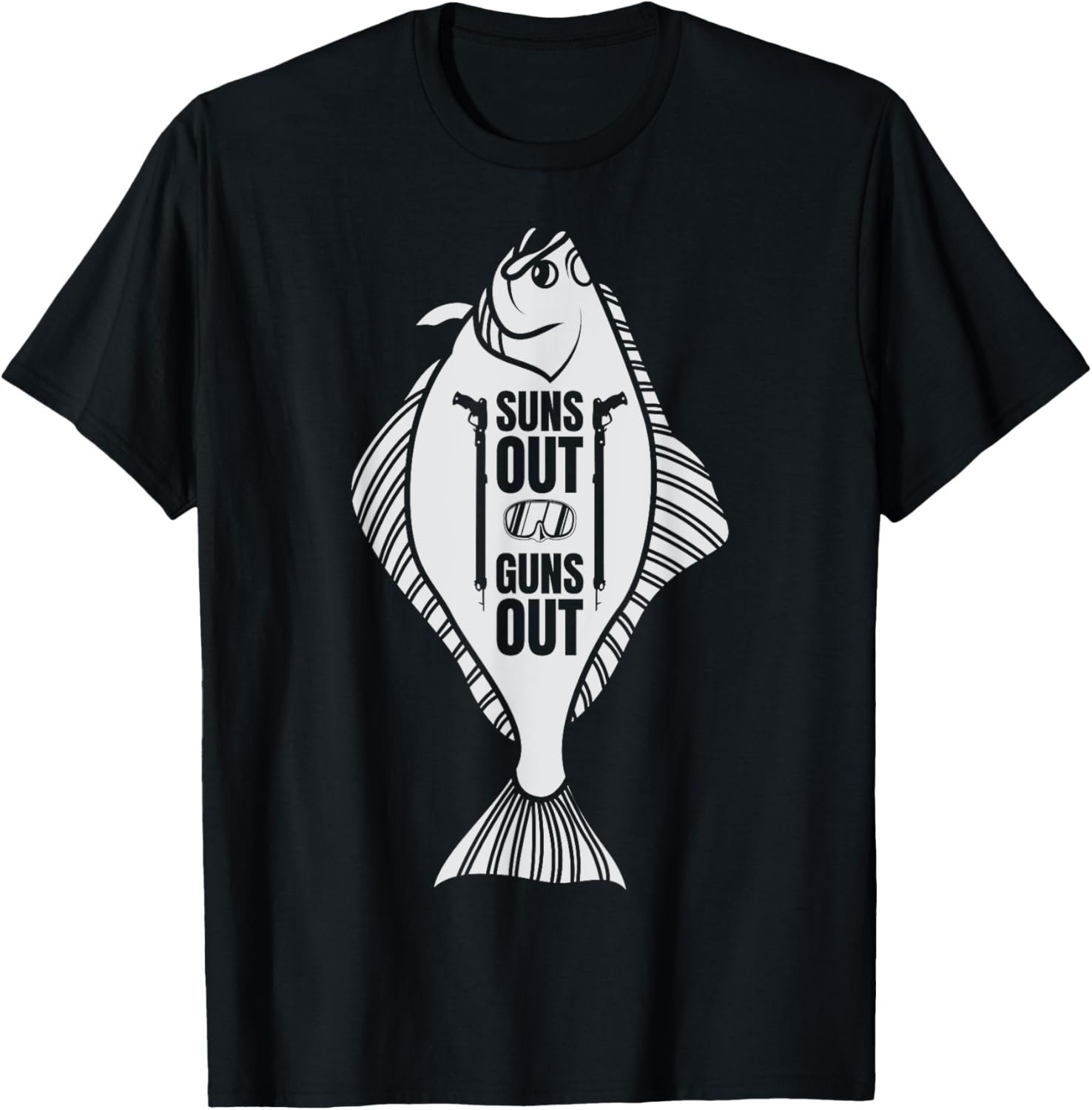 Suns Out Guns Out Spearfishing T Shirt Freediving Tee
