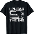 I Plead 2Nd Amendment Vintage Usa Pistol Pro Gun Flag