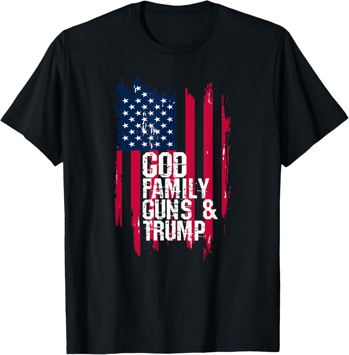 God Family Guns Trump Tshirt