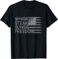 Whiskey Steak Guns Freedom Flag