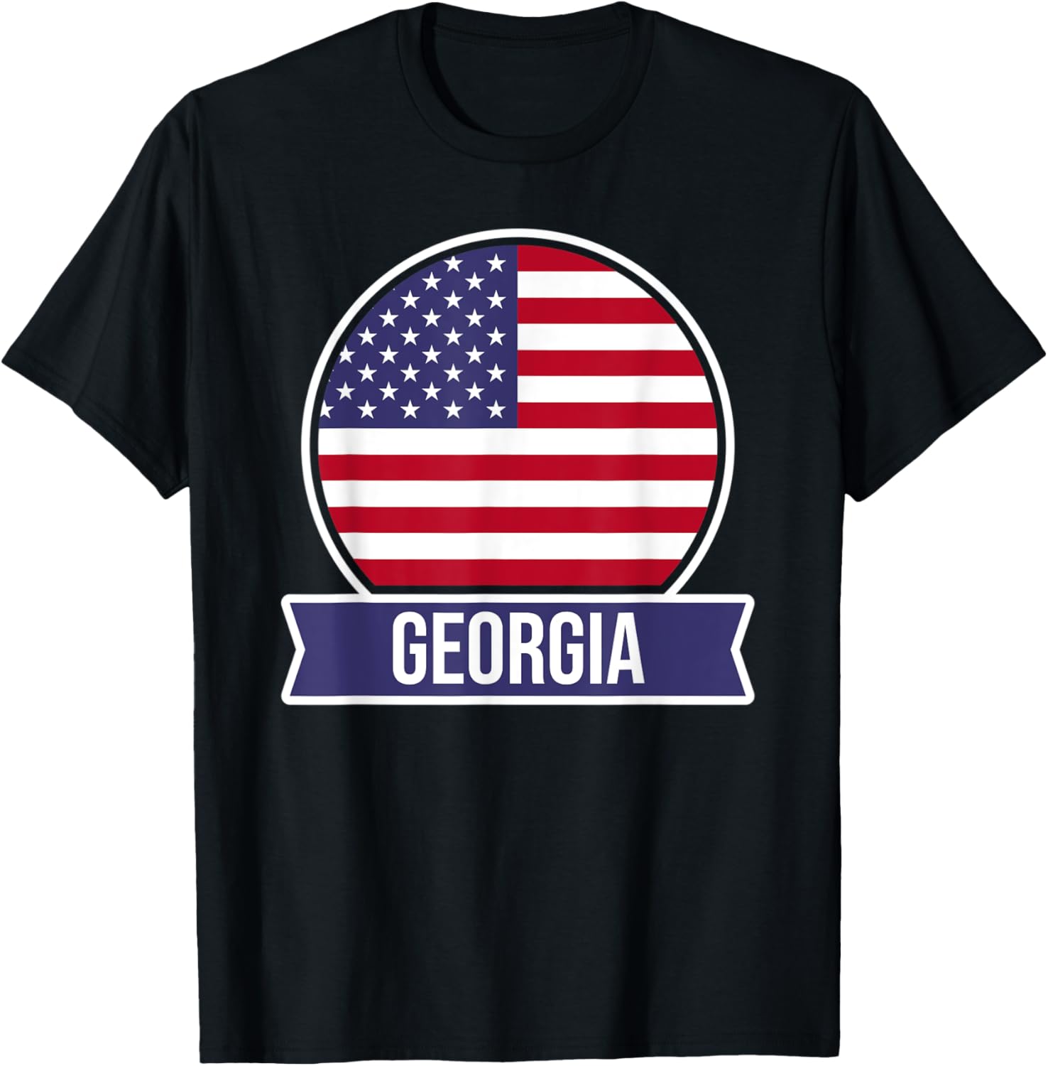 Georgia - USA - American place name US flag design
