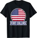 FORT COLLINS - USA - American place name US flag design