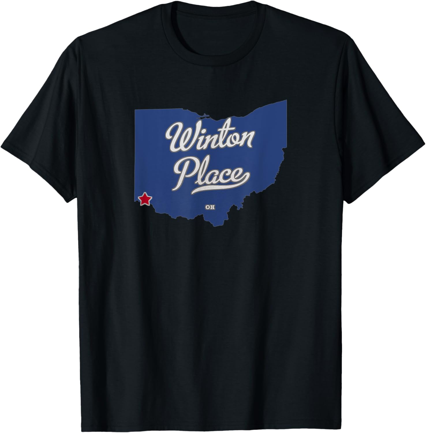 Winton Place Ohio OH Map