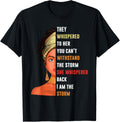 Womens I Am Storm They Whispered To Her You Cant Withstand