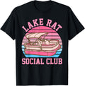 Lake Rat Social Club Boat Vintage Design