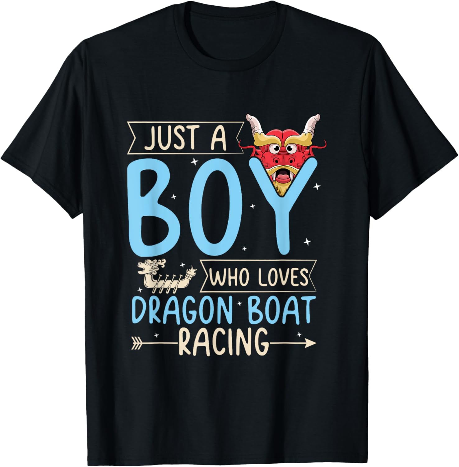 Dragon Boat Paddler Rowing Boy Funny Dragon Boat