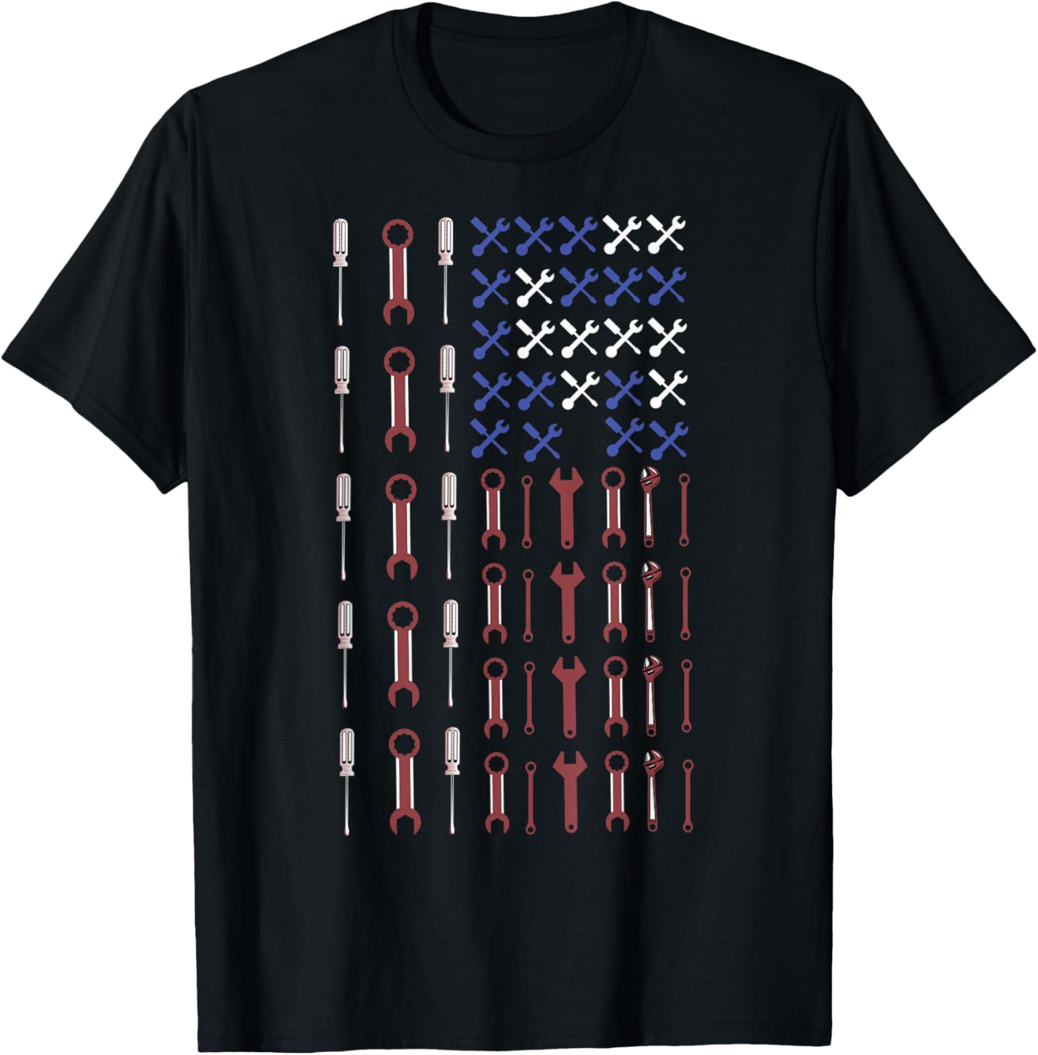 Car Mechanic Tools Us Flag Funny Mechanician Dad