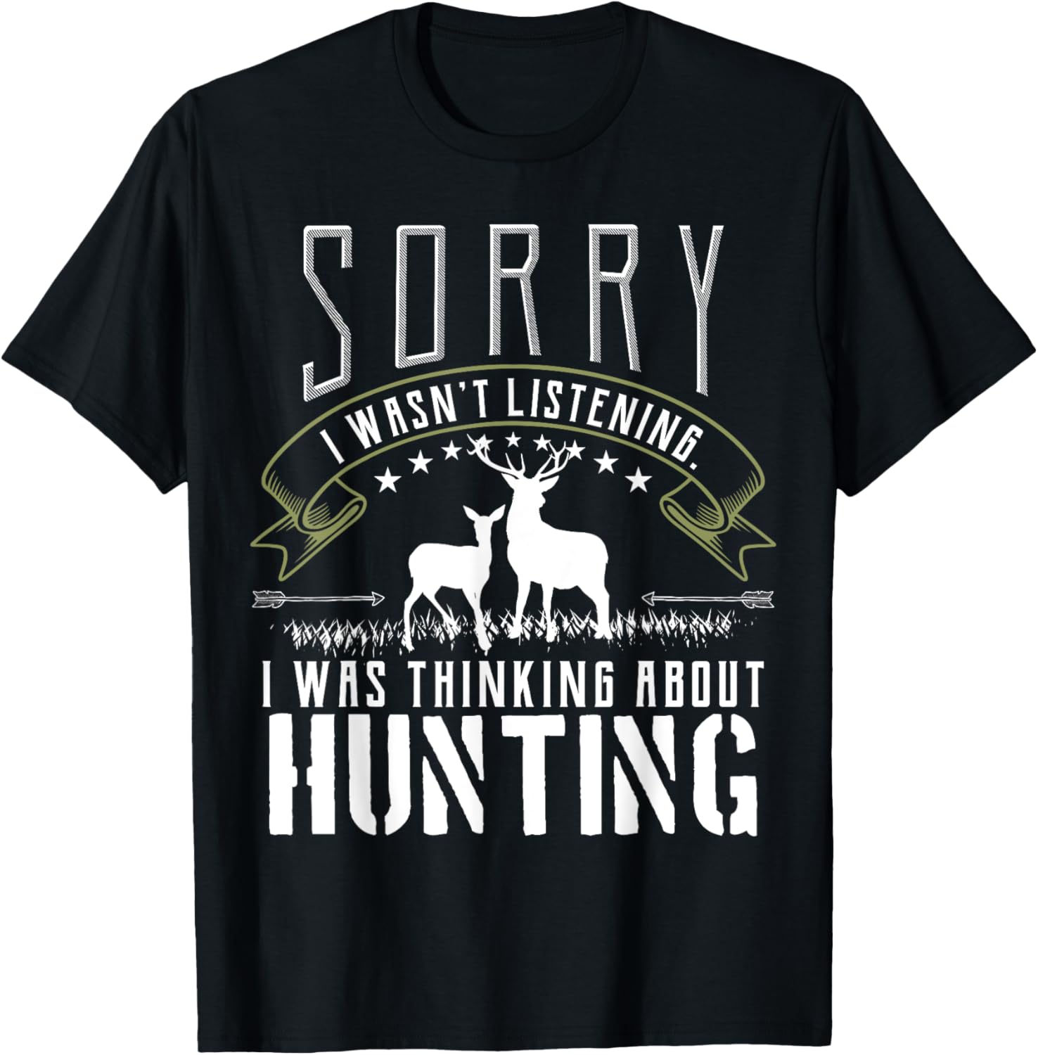 Tee Deer Hunters Funny Bow Gun Hunting Clothing
