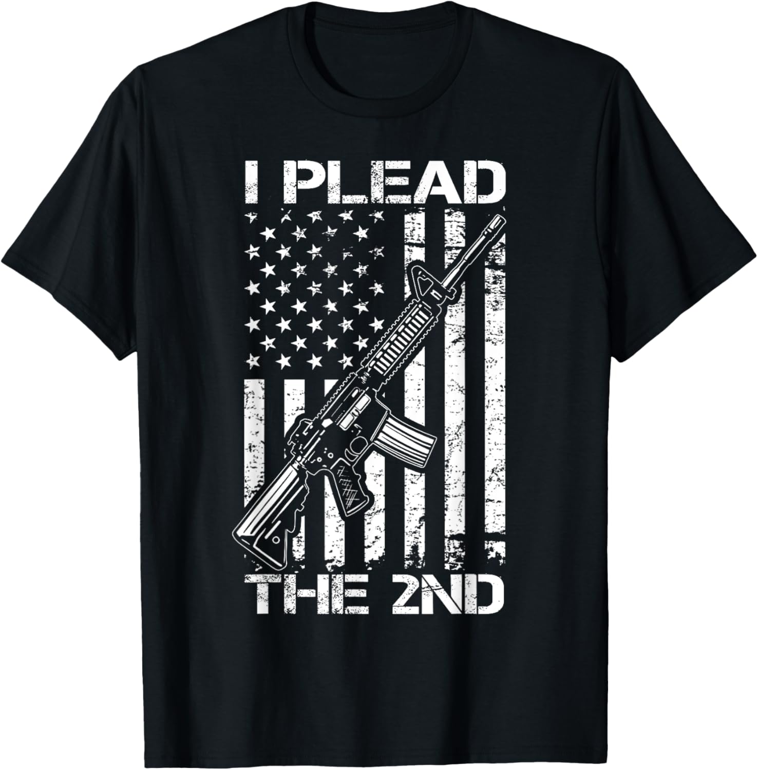 I Plead 2Nd Amendment Ar15 Usa Flag Pro Gun Rights