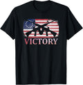 Betsy Ross American Flag Victory Ar 15 Rifle Gun Patriotic T Shirt