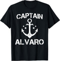 Captain Alvaro Funny Birthday Personalized Name Boat