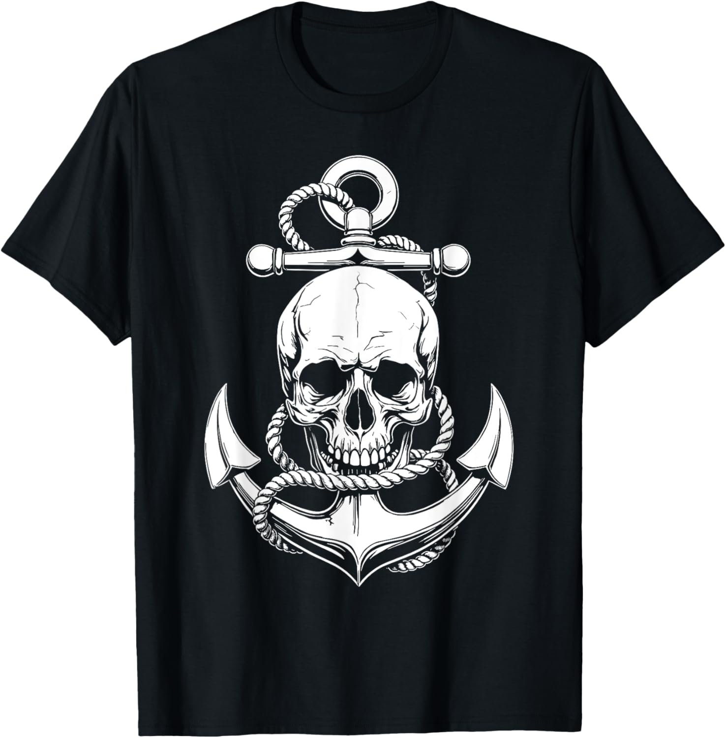 Anchor Skull Rope Funny Captain Boaters Boating Boat
