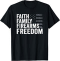 Faith Family Firearms Freedom Usa Flag Pro God Pro Guns