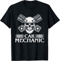 Skull Diesel Car Auto Mechanic Trucker Repairman Labor