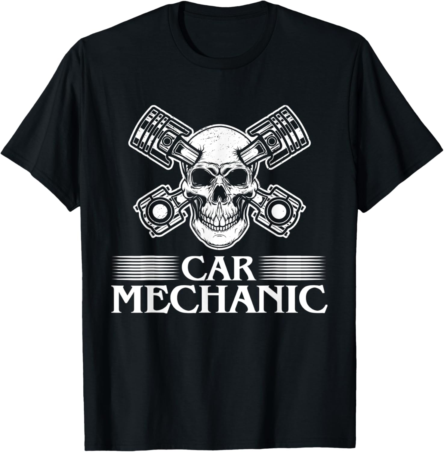Skull Diesel Car Auto Mechanic Trucker Repairman Labor