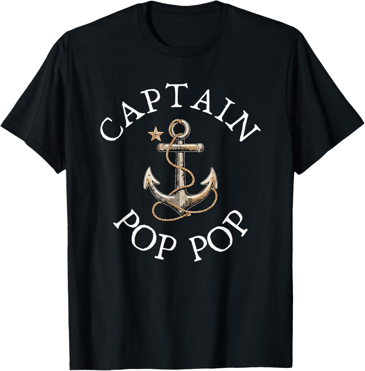 Captain Pop Boat Sailing Boating Grandpa Anchor