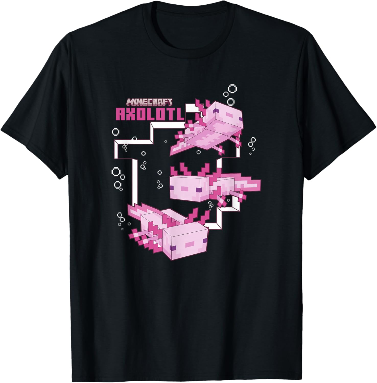 Minecraft Pink Axolotl Pond