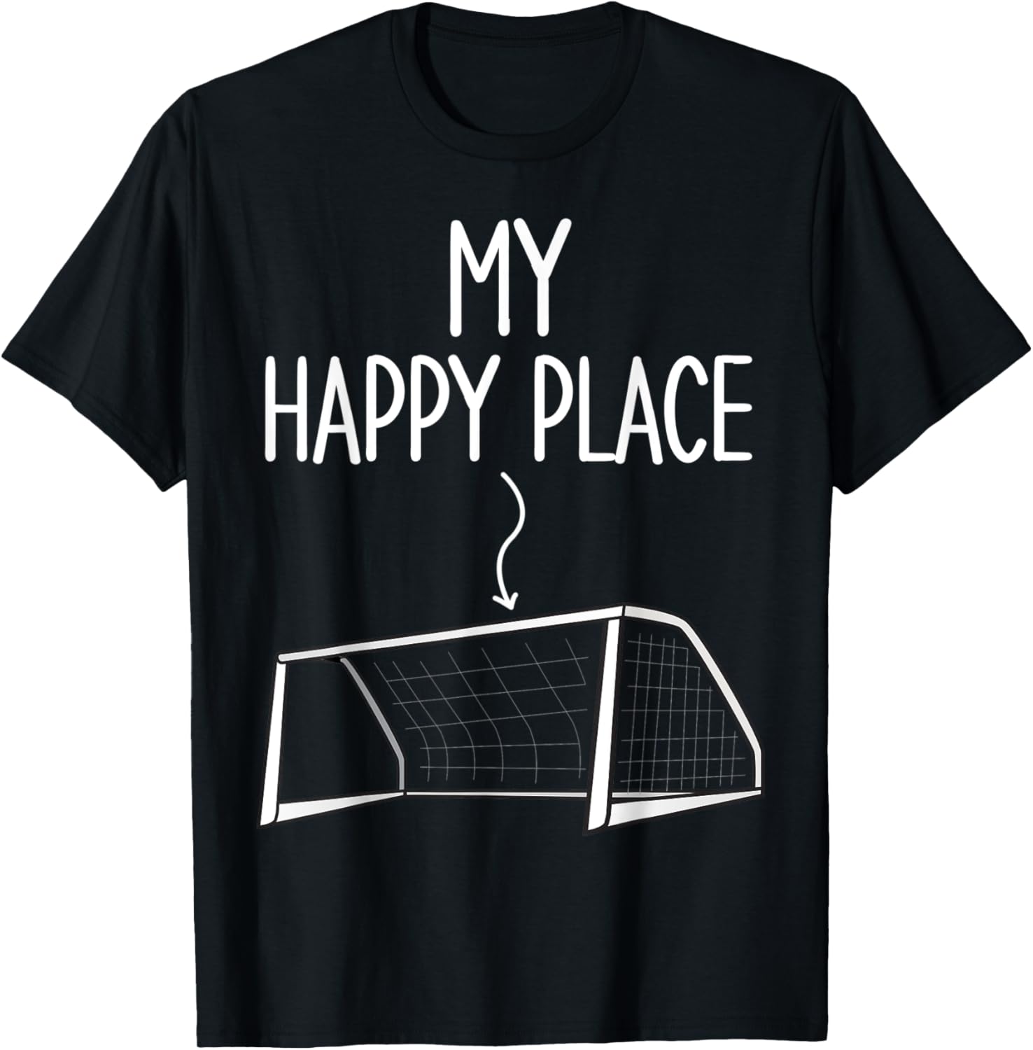 My Happy Place Funny Goalie Soccer Goalkeeper