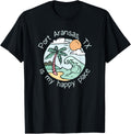 Cute Beach Motiv My Happy Place - Port Aransas T-Shirt for Men Women Kids