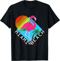 Miami Florida Beach Flamingo Surfing Sun and Sand Paradise Men Women Kids
