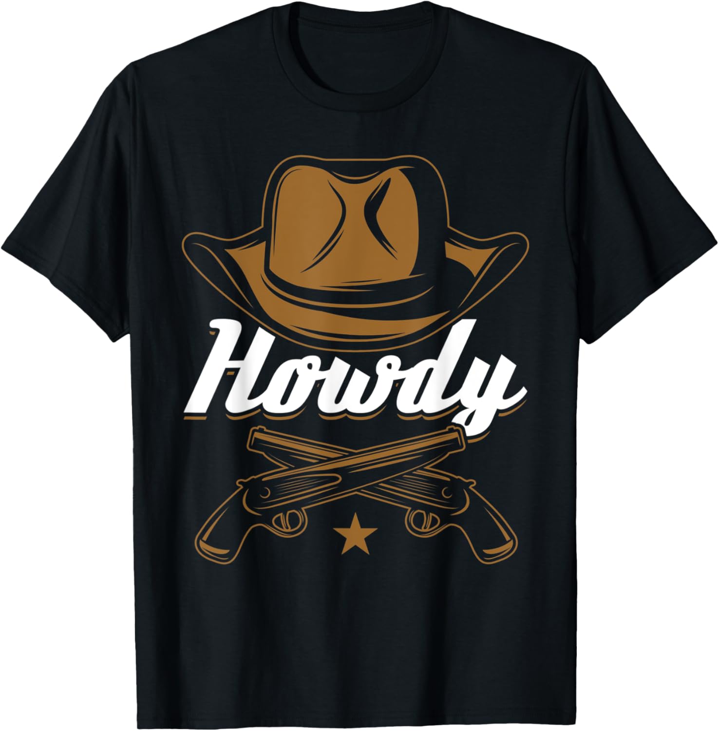 Cowboy Hat Howdy Country Western Guns Cowboy