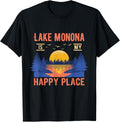 Lake Monona Is My Happy Place Camping Sayings Camper