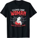 Funny Gun T Shirt Second Amendment I Love One Woman