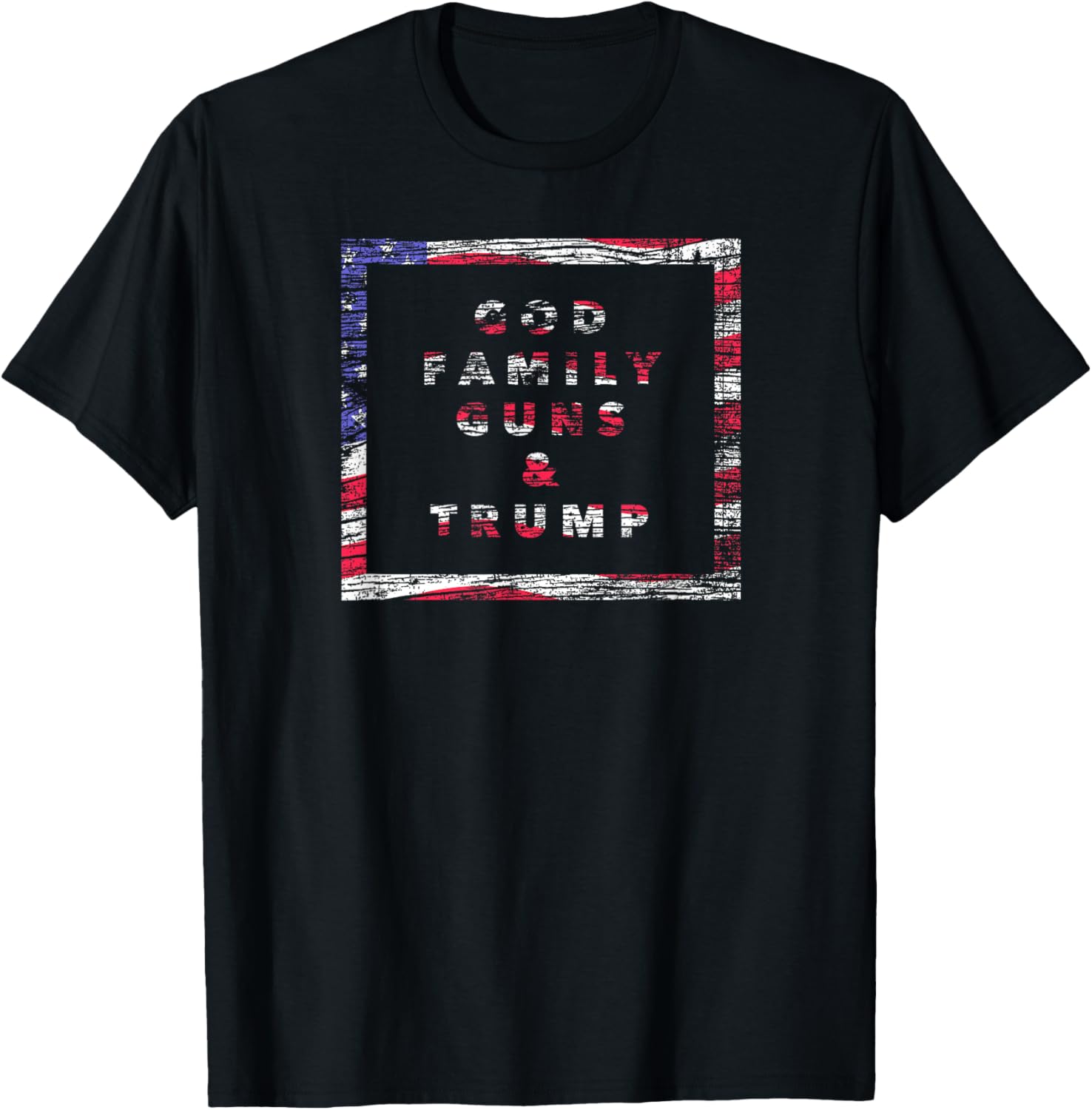 God Family Guns Trump Tshirt Wins President Election Pro
