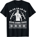 Funny Ugly Christmas Falalala Shirt Bang Gun Target Owner