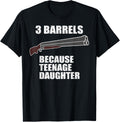 Funny Dad Teenage Daughter Date Dating 3 Barrel Shotgun Gun