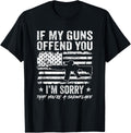 If My Guns Offend You Im Sorry Funny Gun Rights Ar15 Flag