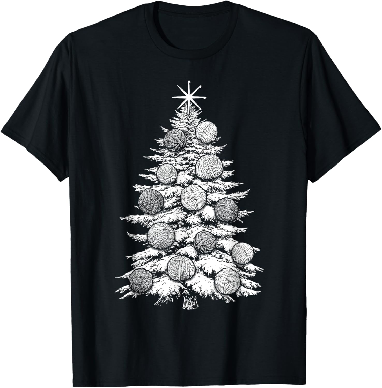 Crochet Christmas Tree Funny Festive Knitting Sewing Yarn