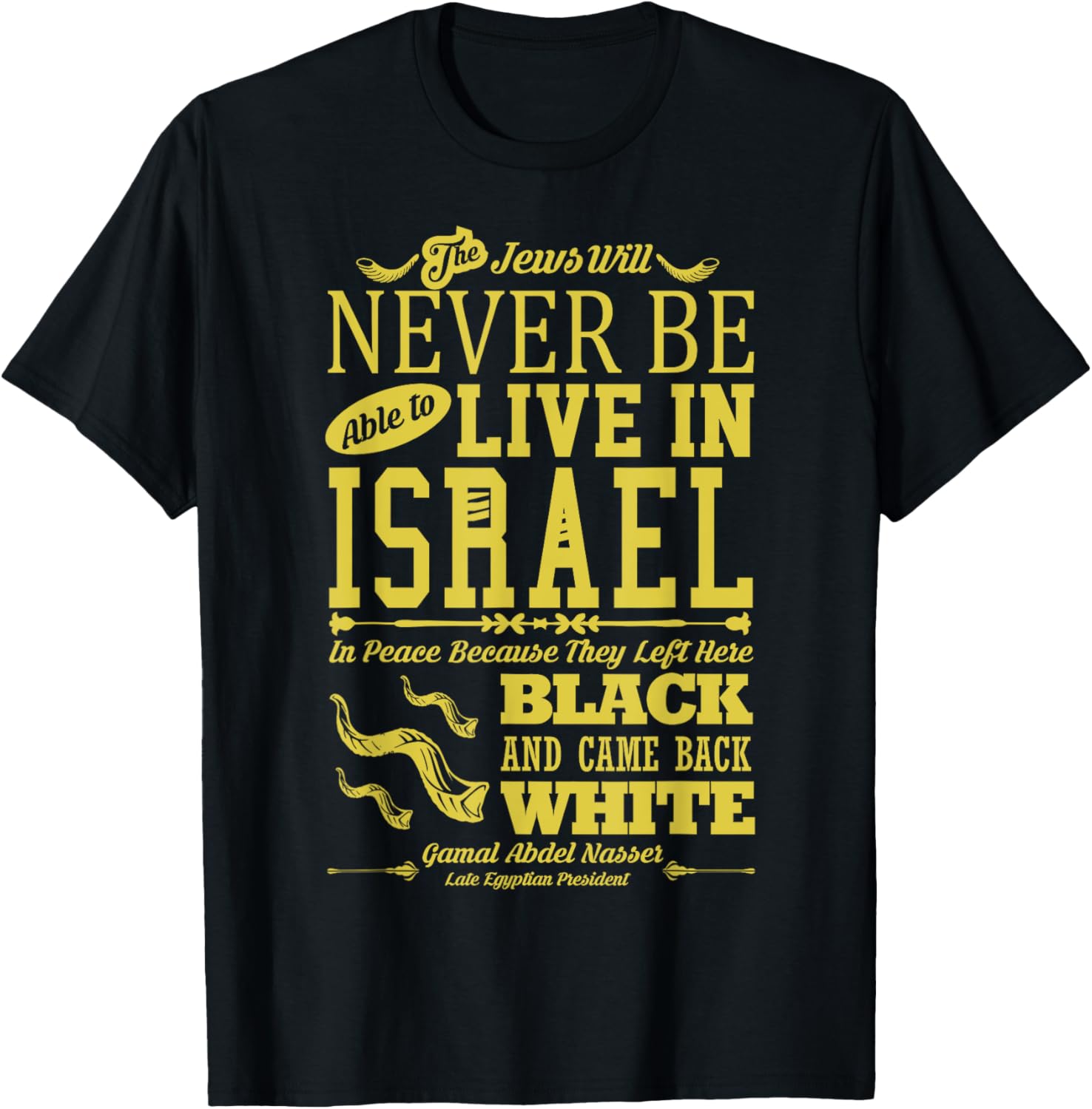 Left Here Black Came Back White Hebrew Israelite T Shirt
