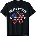 American Flag Diesel Power Truck Mechanic