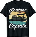 Vintage Pontoon Captain Boat Owner Boating Boater